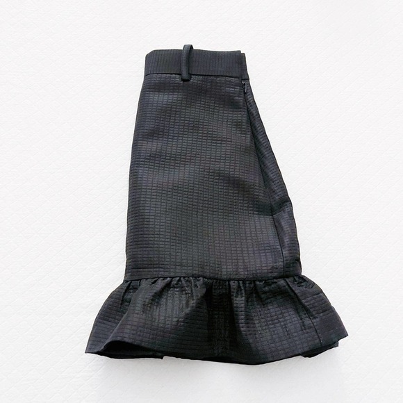 & Other Stories Black LA Atelier Black Flare Skirt SZ2 - Picture 7 of 7